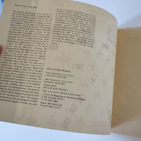 1990s Penguin Book of Medieval History by Colin McEvedy Historical Maps Empires - Picture 6 of 10